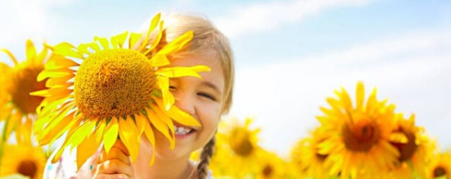 Exercice sophrologie enfant fleur de tournesol pour le calme